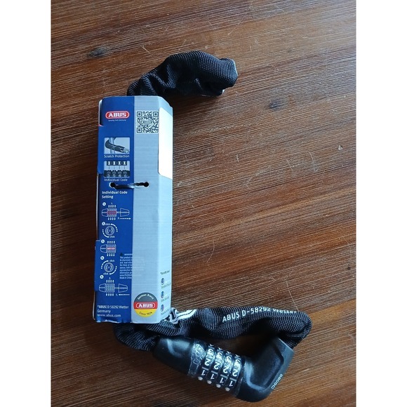 ABUS 5804c Steel-O-Chain Steel Bike Chain Lock Combination - Picture 4 of 7